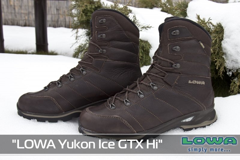 LOWA ЧЕРЕВИКИ YUKON ICE GTX HI DARK BROWN 210635/0493