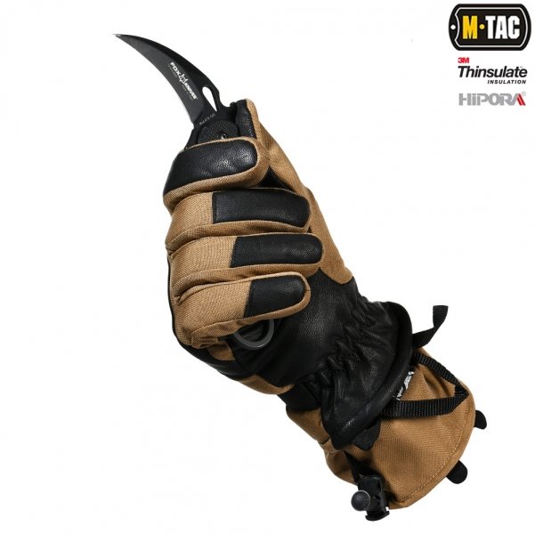 M-TAC РУКАВИЦІ ЗИМОВІ POLAR TACTICAL THINSULATE COYOTE
