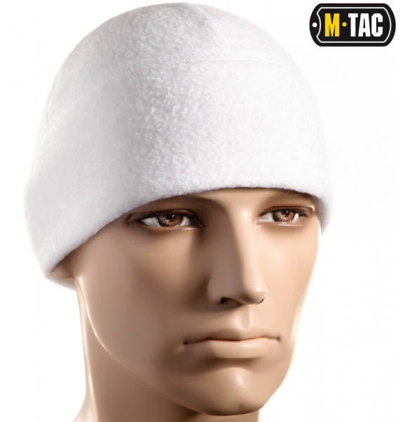 M-TAC ШАПКА WATCH CAP ФЛИС (260Г/М2) WITH SLIMTEX WHITE