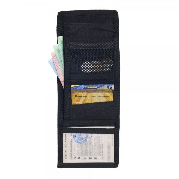 M-TAC КОШЕЛЕК С ОТДЕЛЕНИЕМ ДЛЯ КАРТОЧЕК BLACK