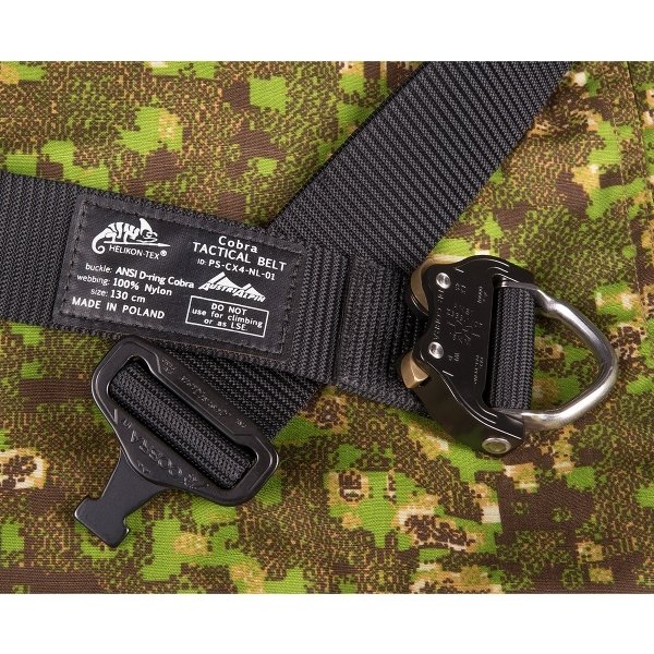HELIKON-TEX РЕМІНЬ COBRA D-RING (FX45) TACTICAL BELT BLACK H8002-01