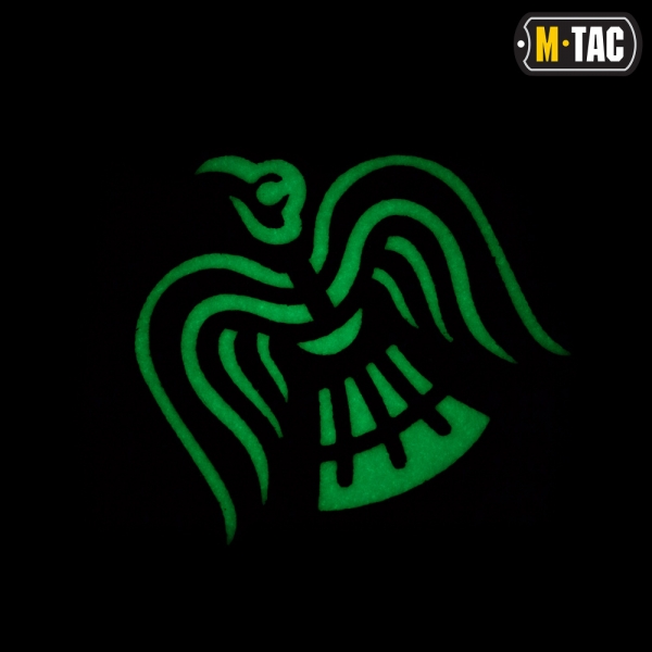 M-TAC НАШИВКА ЗНАМЯ ВОРОНА LASER CUT BLACK/GID