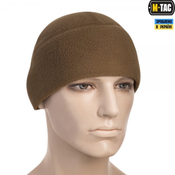 M-TAC ШАПКА WATCH CAP ФЛИС (260Г/М2) WITH SLIMTEX COYOTE