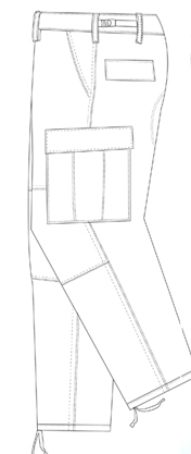 MIL-TEC БРЮКИ BDU US СОСТАР. WOODLAND 11823020