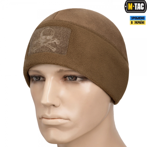 M-TAC ШАПКА WATCH CAP ФЛИС/СЕТКА PIRATE SKULL WINDBLOCK 380 COYOTE