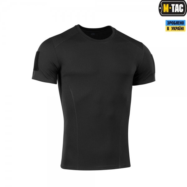 M-TAC ФУТБОЛКА ПОТОВІДВІДНА ATHLETIC VELCRO BLACK