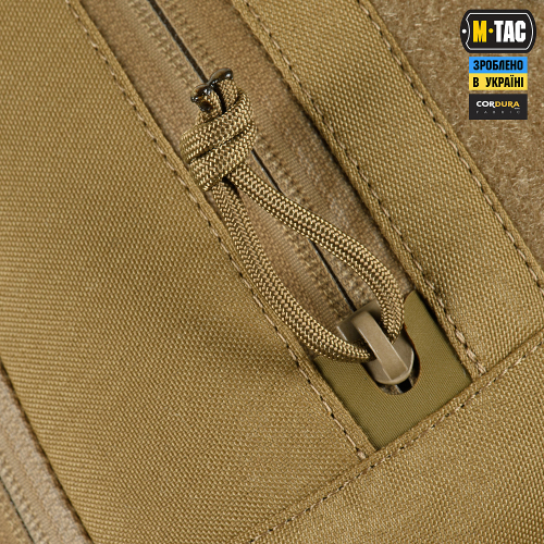 M-TAC СУМКА SPHAERA HARDSLING BAG LARGE З ЛИПУЧКОЮ ELITE COYOTE