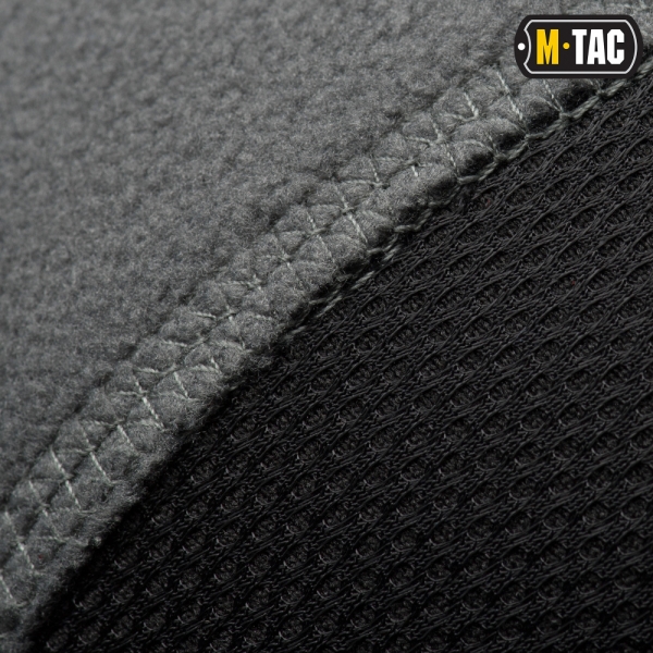 M-TAC ШАПКА WATCH CAP ФЛИС/СЕТКА PIRATE SKULL WINDBLOCK 380 ЧЕРНО-СЕРАЯ