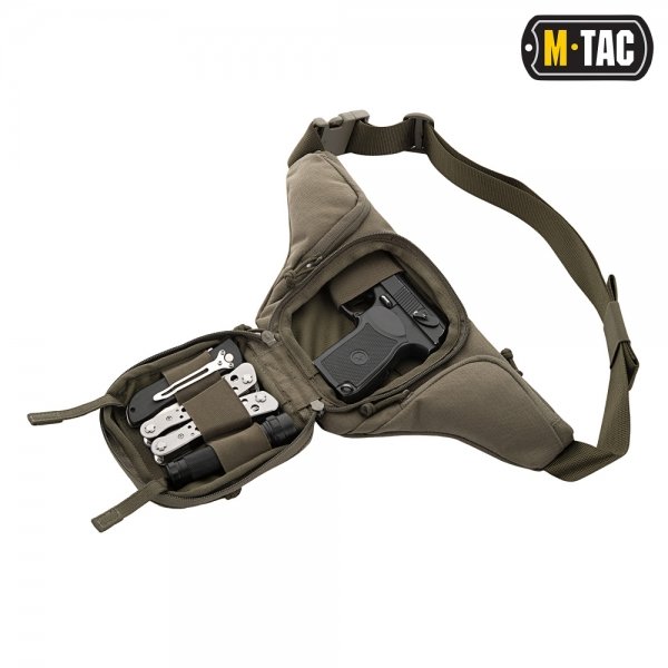 M-TAC СУМКА-КОБУРА ПОЯСНАЯ ELITE GEN.II С ЛИПУЧКОЙ OLIVE