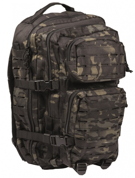 MIL-TEC РЮКЗАК ШТУРМОВОЙ БОЛЬШОЙ ASSAULT LASER CUT MULTICAM BLACK 14002769