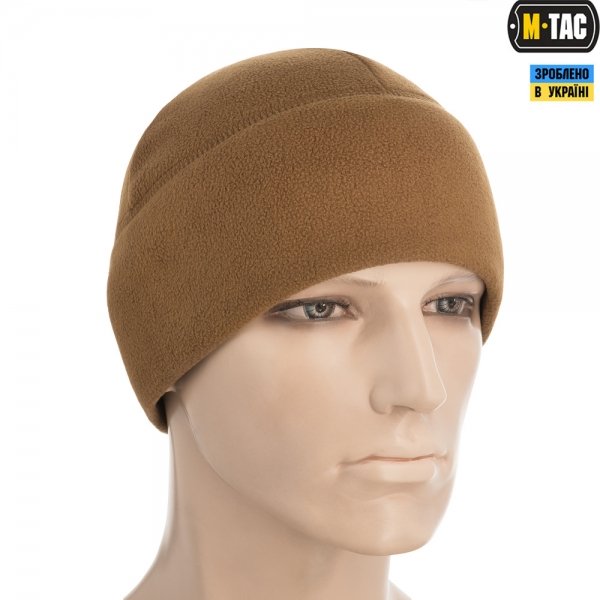 M-TAC ШАПКА WATCH CAP ELITE ФЛИС (340Г/М2) WITH SLIMTEX COYOTE BROWN