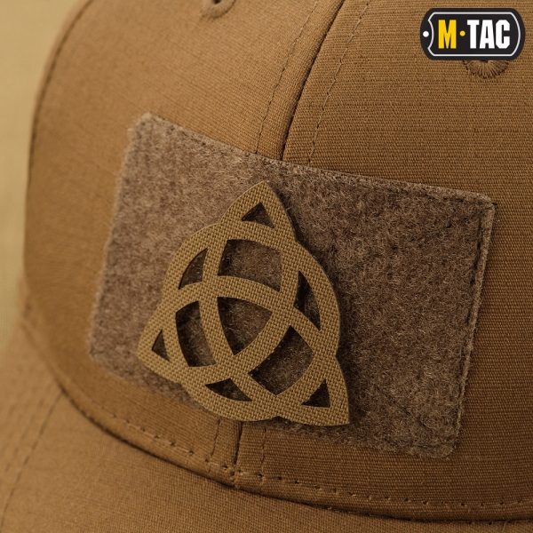 M-TAC НАШИВКА ТРИКВЕТР СКРІЗНА LASER CUT COYOTE