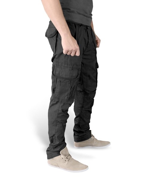 SURPLUS БРЮКИ AIRBORNE TROUSERS SLIMMY BLACK 05-3603-63