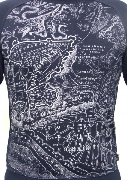 P1G-TAC ТОВСТОВКА KIEV MAP SWEATSHIRT H8209099NV