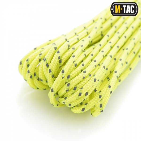 M-TAC ПАРАКОРД MINICORD REFLECTIVE NEON YELLOW 15М