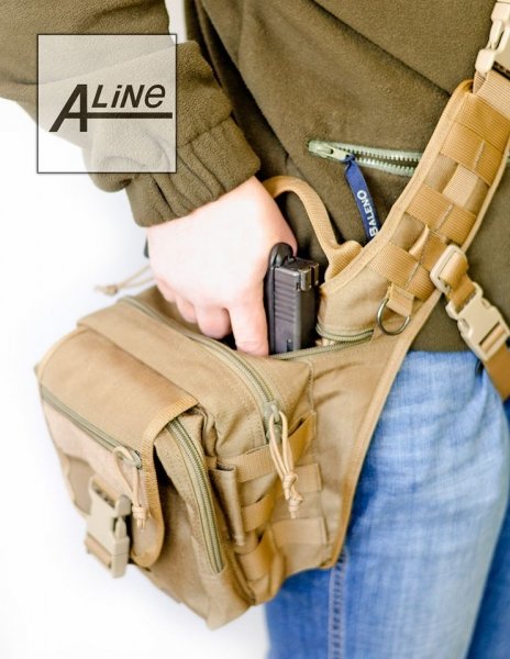 A-LINE А37 СУМКА-КОБУРА ТАКТИЧЕСКАЯ COYOTE