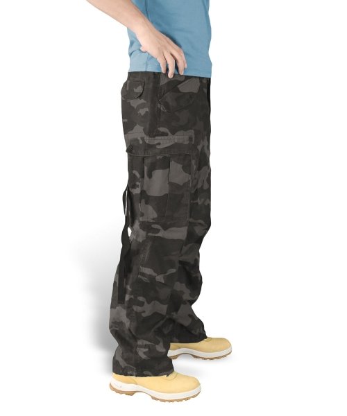 SURPLUS БРЮКИ VINTAGE FATIGUES ТЁМНЫЙ КАМУФЛЯЖ 05-3596-42