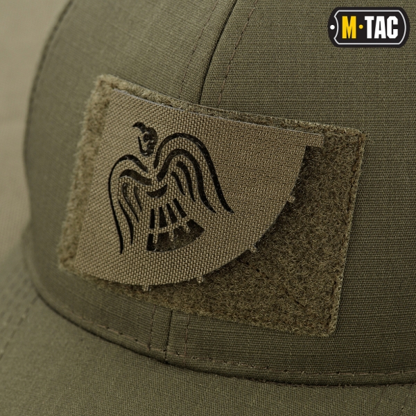 M-TAC НАШИВКА ЗНАМЯ ВОРОНА СКВОЗНАЯ LASER CUT RANGER GREEN