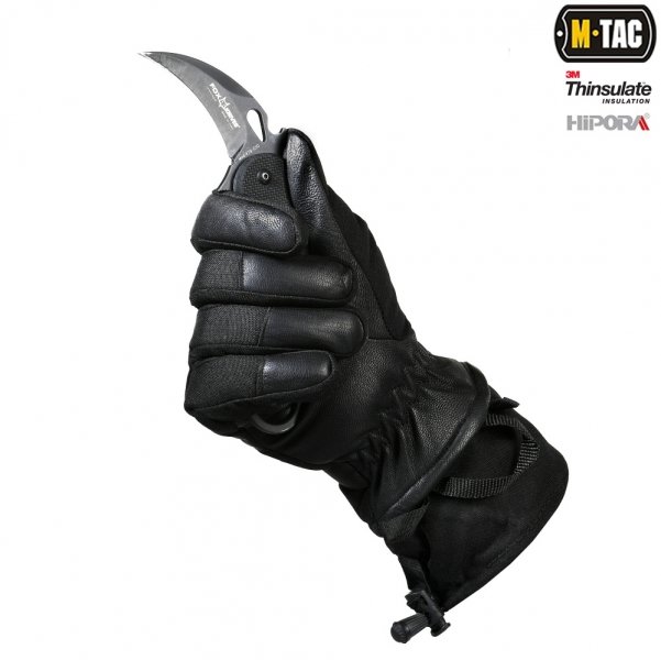M-TAC РУКАВИЦІ ЗИМОВІ POLAR TACTICAL THINSULATE BLACK