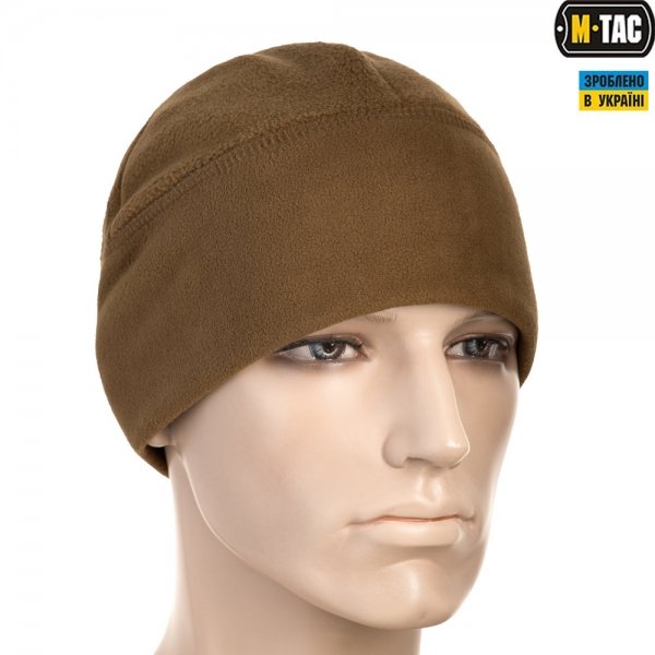 M-TAC ШАПКА WATCH CAP ФЛИС/СЕТКА WINDBLOCK 380 COYOTE BROWN