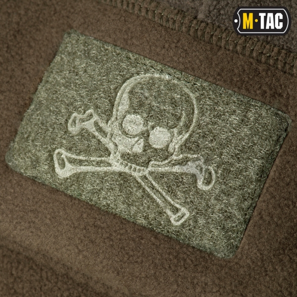 M-TAC ШАПКА WATCH CAP ФЛИС/СЕТКА PIRATE SKULL WINDBLOCK 380 OLIVE