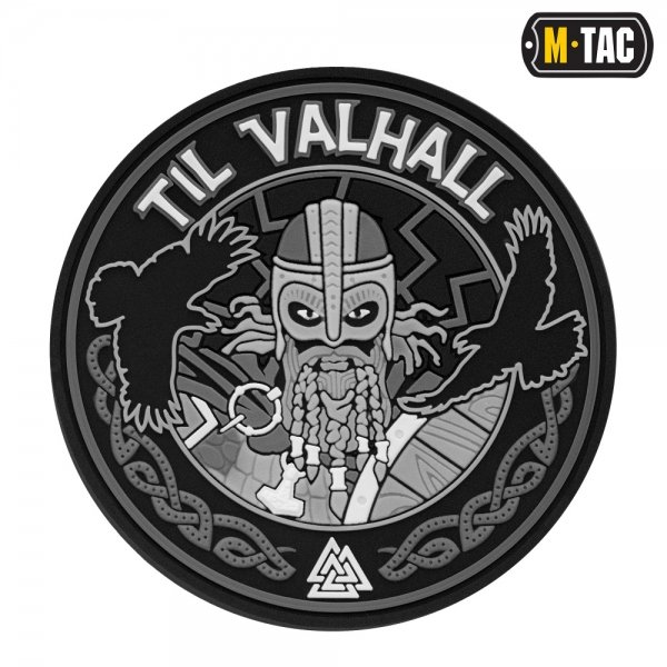 M-TAC НАШИВКА TIL VALHALL PVC GREY/BLACK