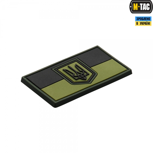 M-TAC НАШИВКА ФЛАГ УКРАИНЫ МАЛЫЙ PVC OLIVE
