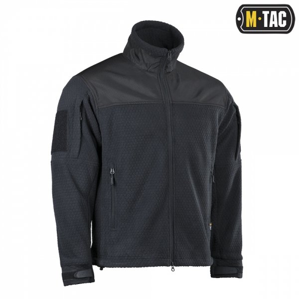 M-TAC КУРТКА HEXAGON ALPHA MICROFLEECE JACKET BLACK