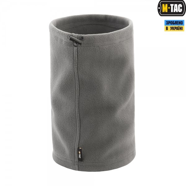 M-TAC ШАРФ-ТРУБА ELITE КОРОТКИЙ С ЗАТЯЖКОЙ ФЛИС (270Г/М2) GREY