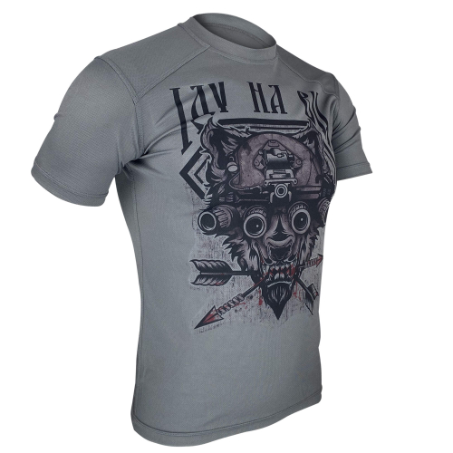 KRAMATAN TACTICAL DESIGN ФУТБОЛКА ІДУ НА ВИ COOLMAX GREY