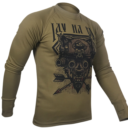 KRAMATAN TACTICAL DESIGN ЛОНГСЛІВ ІДУ НА ВИ COOLMAX COYOTE