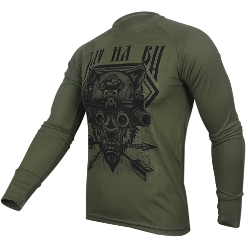 KRAMATAN TACTICAL DESIGN ЛОНГСЛІВ ІДУ НА ВИ COOLMAX OLIVE