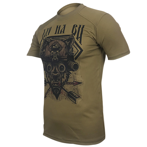 KRAMATAN TACTICAL DESIGN ФУТБОЛКА ІДУ НА ВИ COOLMAX COYOTE