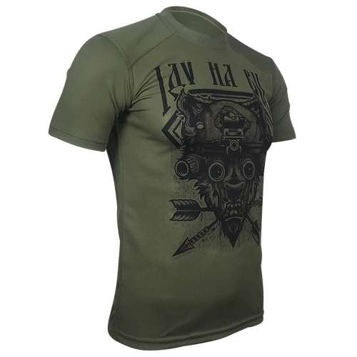 KRAMATAN TACTICAL DESIGN ФУТБОЛКА ІДУ НА ВИ COOLMAX OLIVE