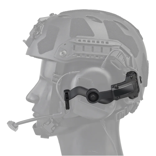 АДАПТЕР ДЛЯ НАУШНИКОВ HELMET RAIL ADAPTER BLACK HR-MK-BK