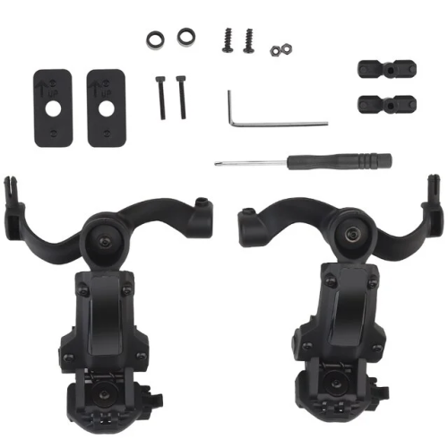 АДАПТЕР ДЛЯ НАУШНИКОВ HELMET RAIL ADAPTER BLACK HR-MK-BK