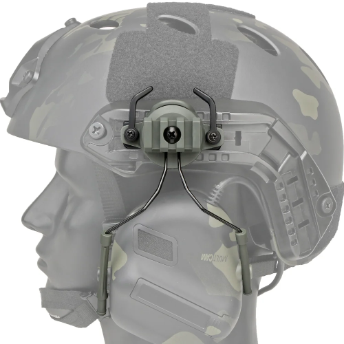 АДАПТЕР ДЛЯ НАУШНИКОВ НА КАСКУ HEADSET BRACKET OLIVE HL-ACC-43-OD