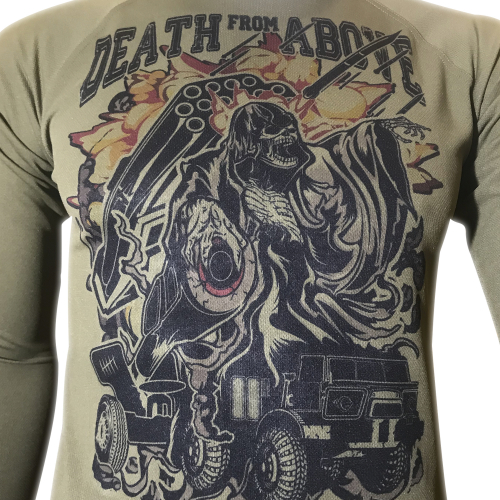 KRAMATAN TACTICAL DESIGN ЛОНГСЛІВ DEATH FROM ABOVE COOLMAX OLIVE