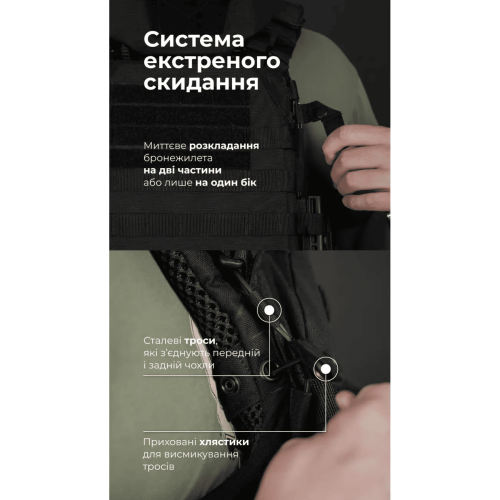 БАЛІСТИКА БРОНЕЖИЛЕТ ''САРМАТ S-L'' 25Х30 С БАЛЛИСТИЧЕСКОЙ ЗАЩИТОЙ 2 КЛАССА BLACK 1070406