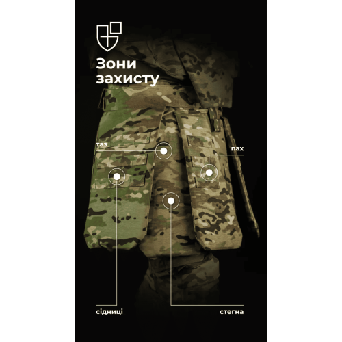 БАЛІСТИКА ТАКТИЧЕСКИЙ КИЛТ ФОЛД 1 КЛАСС ЗАЩИТЫ МУЛЬТИКАМ 11025080401