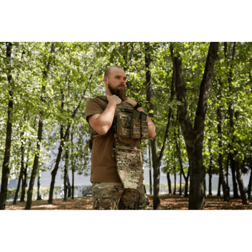 БАЛІСТИКА ФАРТУК ДЛЯ ПЛИТОНОСКИ С БАЛЛИСТИЧЕСКИМ ПАКЕТОМ 2 КЛАССА XXL MULTICAM® 11021070802