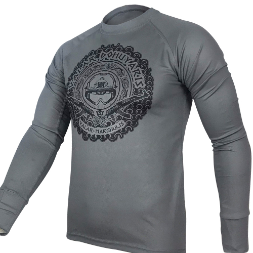 KRAMATAN TACTICAL DESIGN ЛОНГСЛІВ VALAR DOHUYARIS COOLMAX GREY