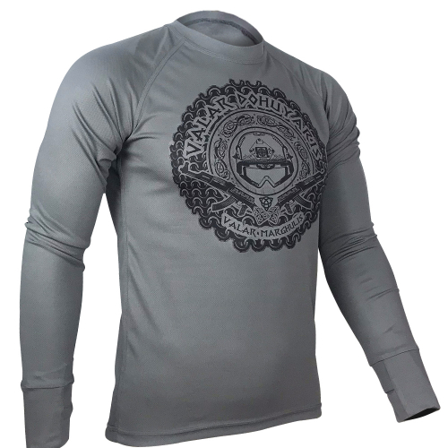 KRAMATAN TACTICAL DESIGN ЛОНГСЛІВ VALAR DOHUYARIS COOLMAX GREY
