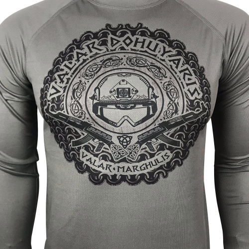 KRAMATAN TACTICAL DESIGN ЛОНГСЛІВ VALAR DOHUYARIS COOLMAX GREY