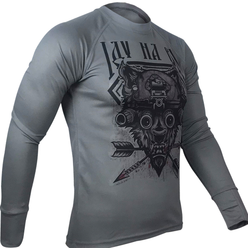 KRAMATAN TACTICAL DESIGN ЛОНГСЛІВ ІДУ НА ВИ COOLMAX GREY