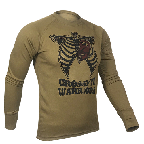 KRAMATAN TACTICAL DESIGN ЛОНГСЛІВ CROSSFIT WARRIORS COOLMAX COYOTE