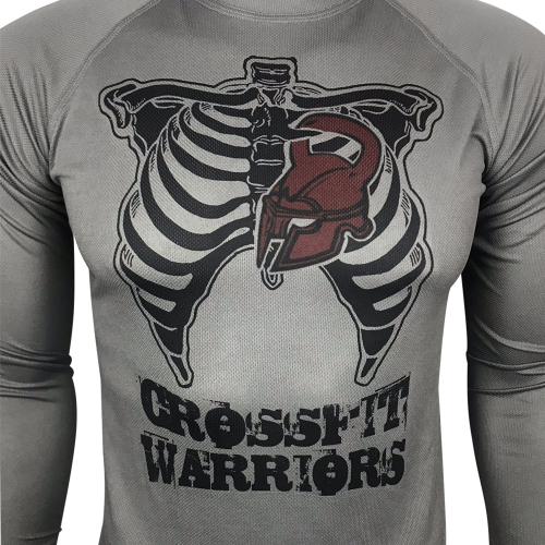 KRAMATAN TACTICAL DESIGN ЛОНГСЛІВ CROSSFIT WARRIORS COOLMAX GREY