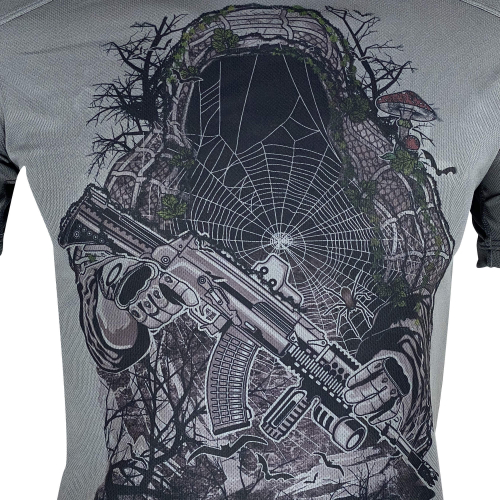 KRAMATAN TACTICAL DESIGN ФУТБОЛКА ЛІСОВИК COOLMAX GREY