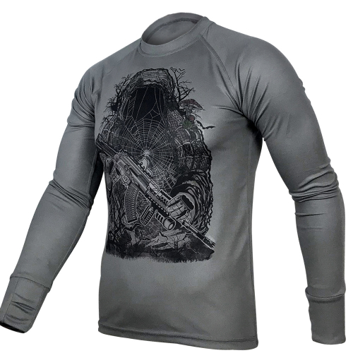 KRAMATAN TACTICAL DESIGN ЛОНГСЛІВ ЛЕШИЙ COOLMAX GREY