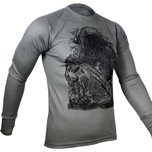 KRAMATAN TACTICAL DESIGN ЛОНГСЛІВ ЛЕШИЙ COOLMAX GREY